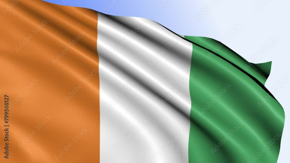 Ivory Coast Flag Loop