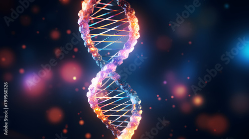 DNA Strand medical icon 3d