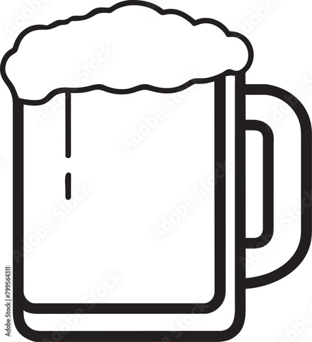 st patrick day beer, pictogram