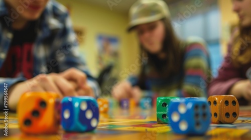 A game night filled with board games card games and good company as students choose a sober alternative to the typical party scene of spring break. photo