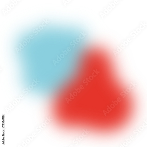 Gradient Abstract Shape Decor