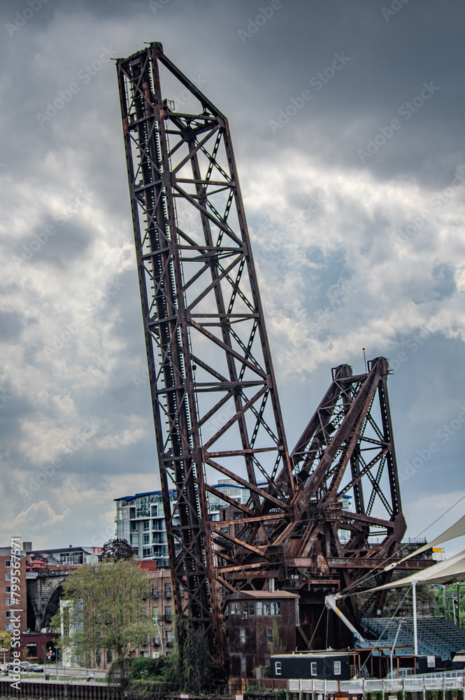 site with crane