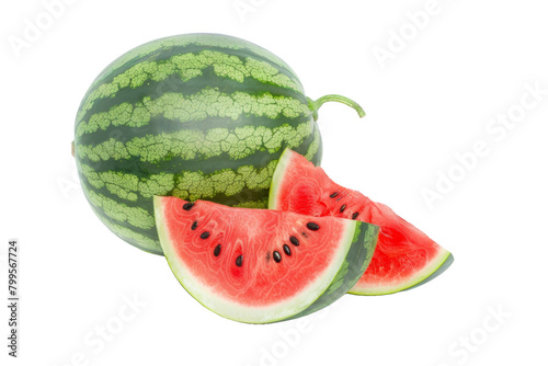 watermelon on isolated white background