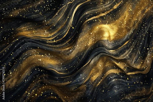 Abstract, background, muslin, textile, elegant, dark, gold, christmas, brush strokes, metallic, accents, texture,