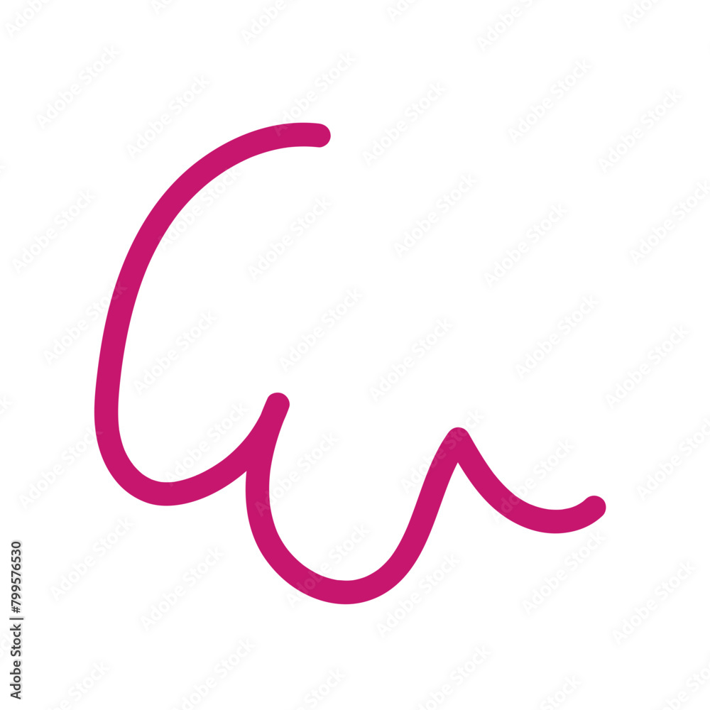 Abstract Squiggly Line Vector Abstract Squiggly Line Vector