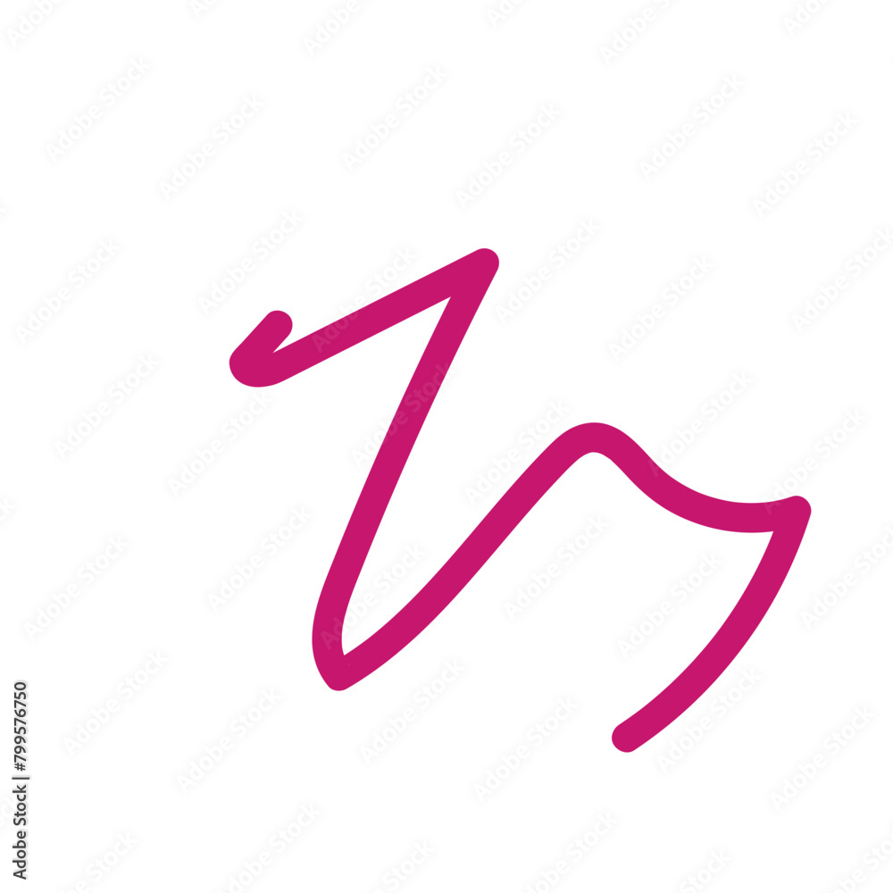 Abstract Squiggly Line Vector Abstract Squiggly Line Vector