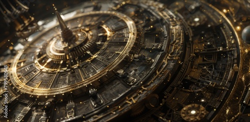 Wallpaper Mural A celestial clockwork mechanism its gears turning with precision as it harnesses the movement of the planets and stars to bring about . . Torontodigital.ca