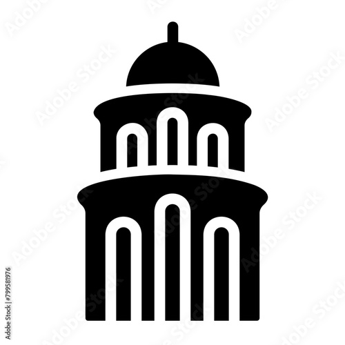 capitol glyph icon