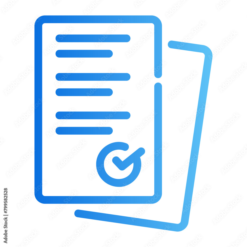 document gradient icon document gradient icon