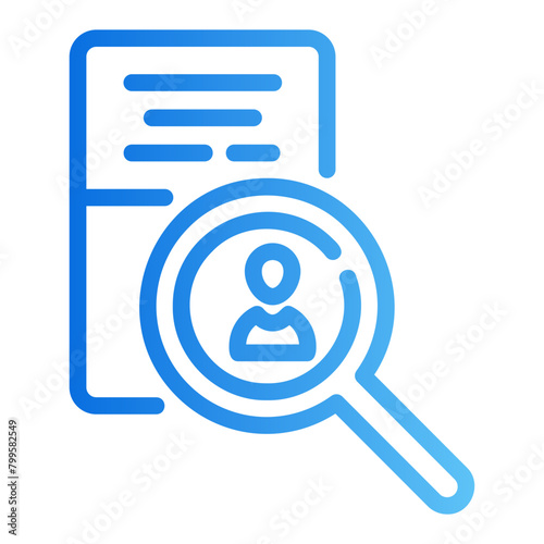 inspector gradient icon