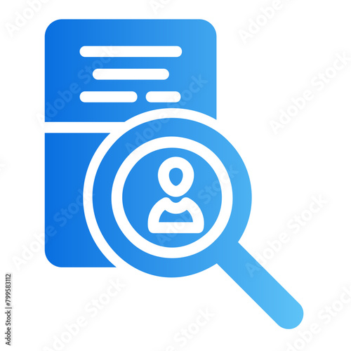 inspector gradient icon