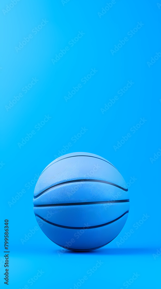 basketball on blue background basketball on blue background