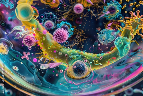 Dish of Life The Artistic Side of Bacteria Viruses photo