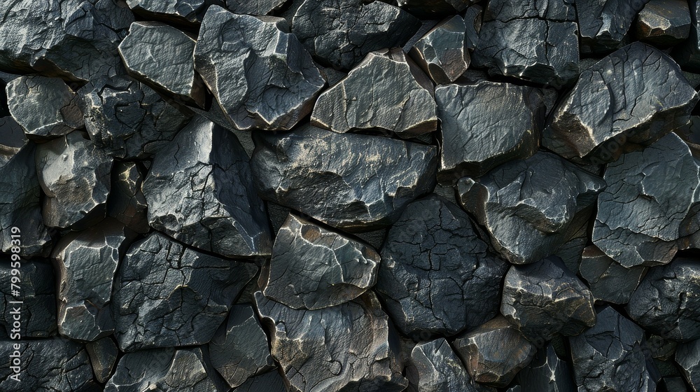 A mosaic of rugged stone textures A mosaic of rugged stone textures