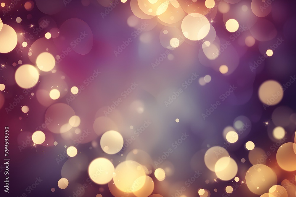 A purple background with many gold circles A purple background with many gold circles