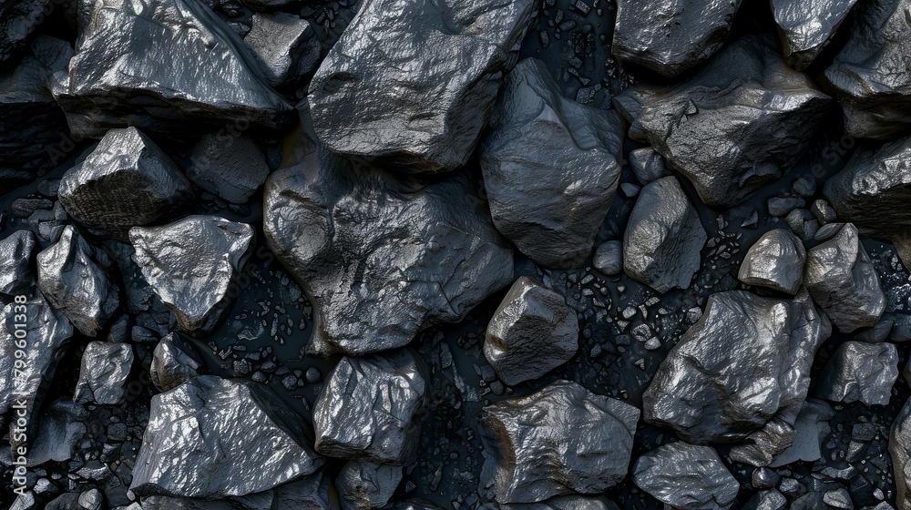 Monochrome rugged terrain a tapestry of stones and shadows Monochrome rugged terrain a tapestry of stones and shadows