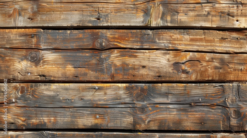 Wooden wall with multiple planks Wooden wall with multiple planks