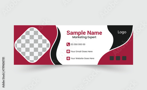 Business Email signature Template Design.
