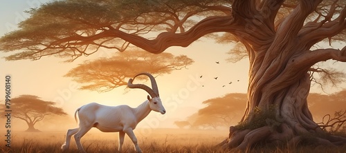 deer in the wild Albino Wonder  Enchanting Savannah Encounter