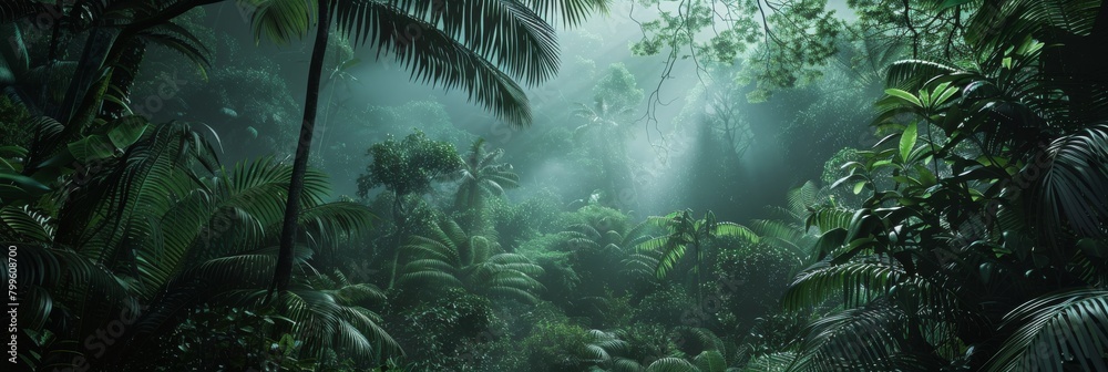 Obraz premium wilderness landscape forest