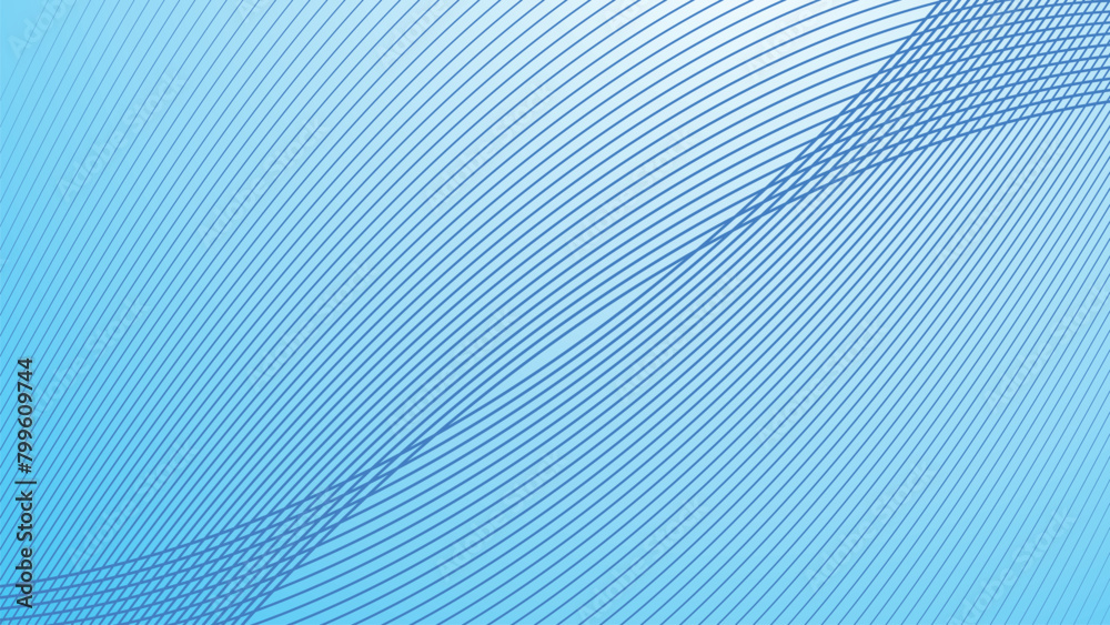 Blue oblique curved lines background vector image for backdrop or presentation Blue oblique curved lines background vector image for backdrop or presentation