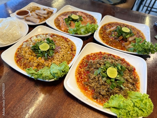 Thai food, famous food of Thailand Salad type food