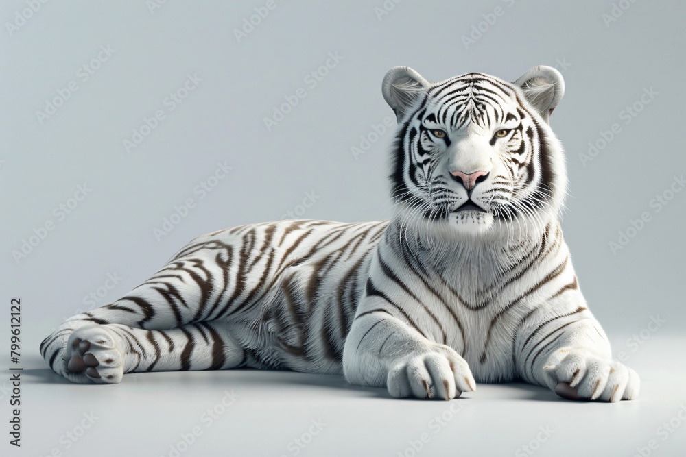 Fototapeta premium 白虎