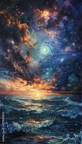  Cosmic Confluence Painting