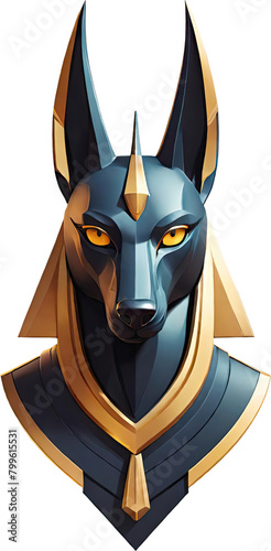 Anubis, the Egyptian god of death.