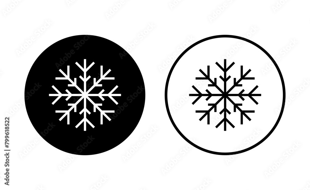 Snow icon set. snowflake icon vector Snow icon set. snowflake icon vector