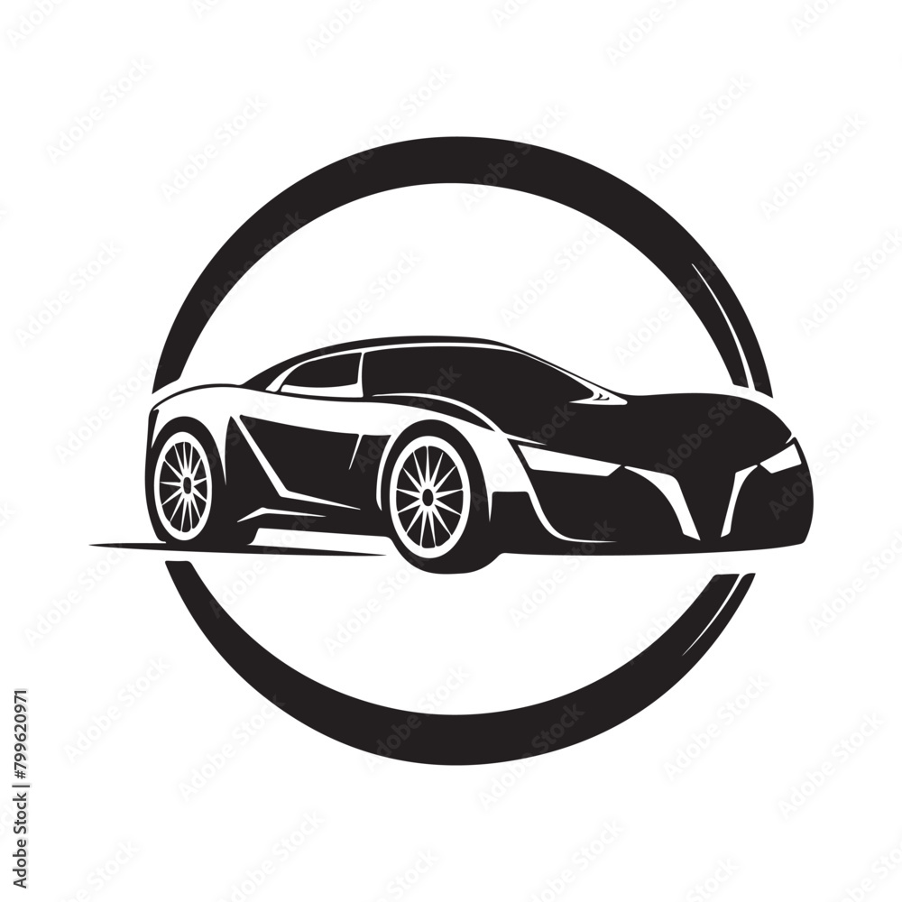 Sport Car Vector Image Isolated Stock Vector on white background Sport Car Vector Image Isolated Stock Vector on white background