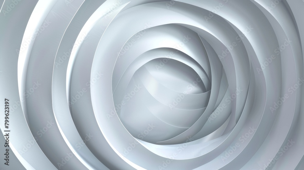 Modern abstract circle light silver background. generative AI image Modern abstract circle light silver background. generative AI image