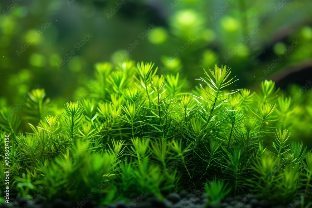 Freshwater planted aquarium (aquascape) with live plants Freshwater planted aquarium (aquascape) with live plants