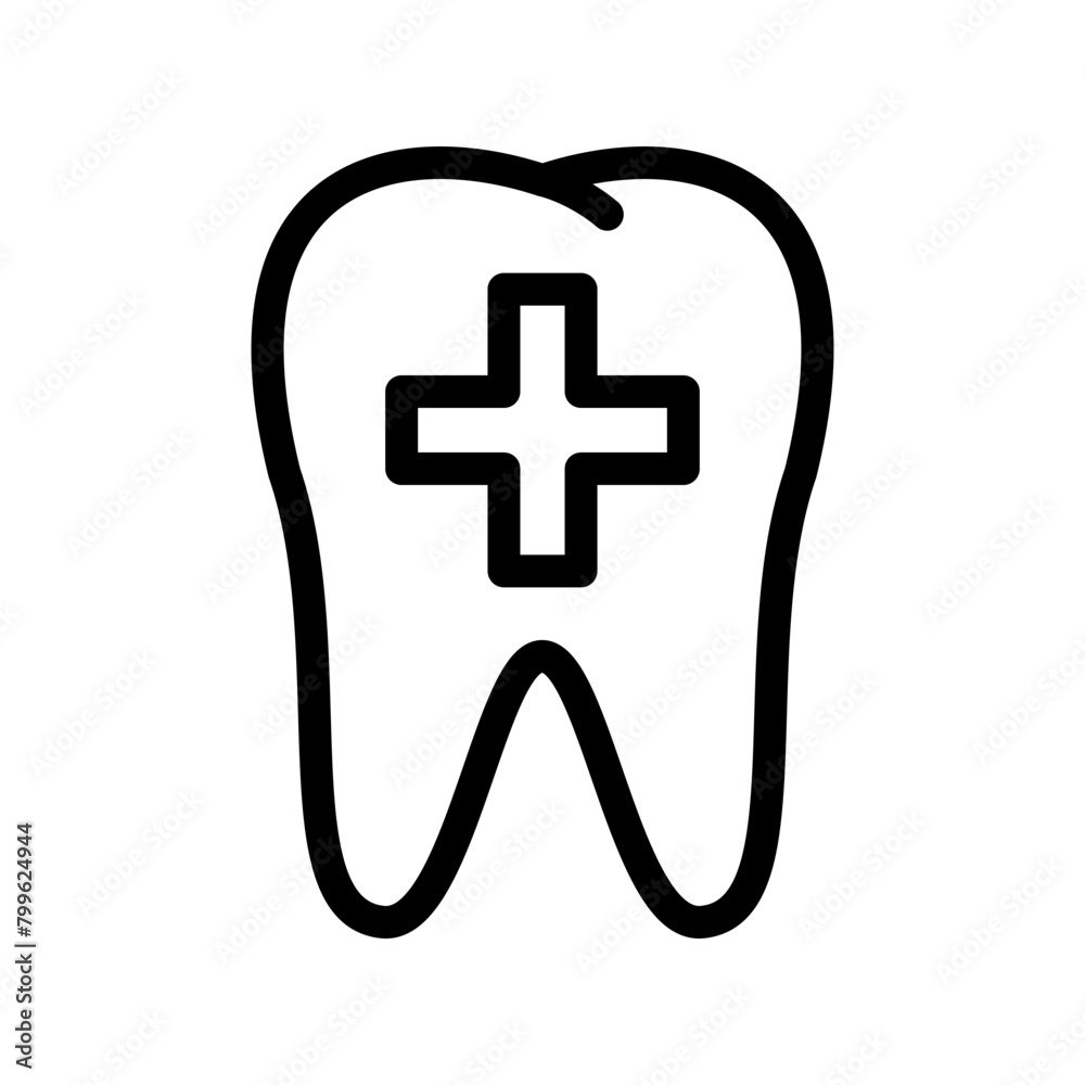 Dental icon template Dental icon template