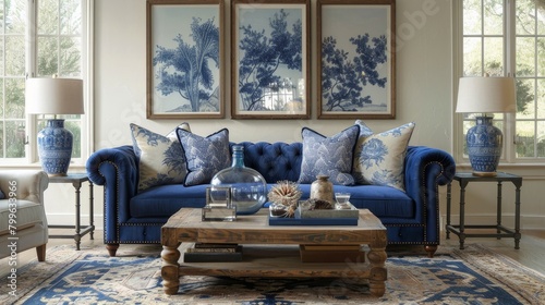 Fabric Sofa Room Decor: Photos showing how fabric sofas can complement room decor photo