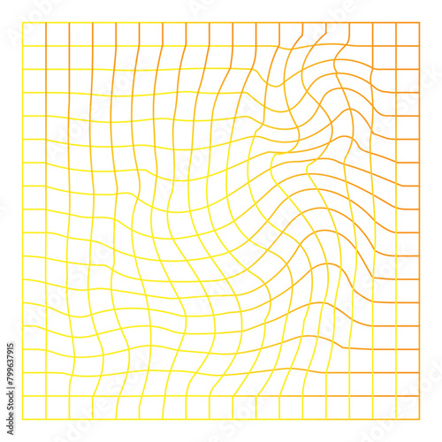 Distorted Grid Gradient