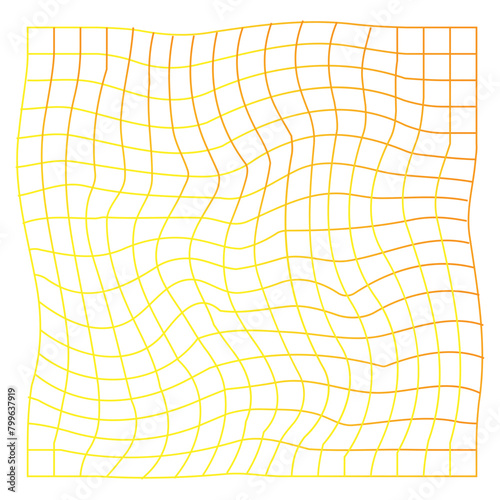 Distorted Grid Gradient © Shine Collections