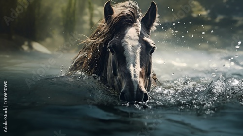horse in water © Best