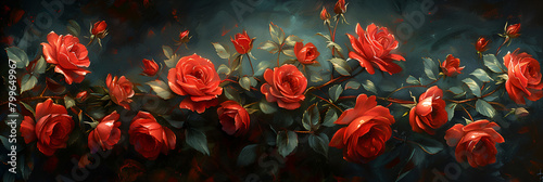 poppy flowers, Red Roses