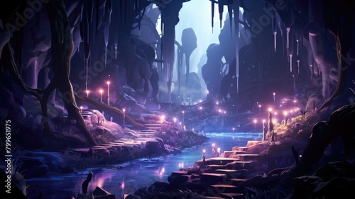 Ethereal Echoes in Crystal Ravine