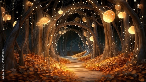 Topaz Glow  Enchanted Forest Canopy