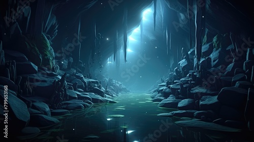  Starlit Abyssal Underwater Serenity