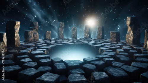 Luminescent Stonehenge: A Celestial Enigma