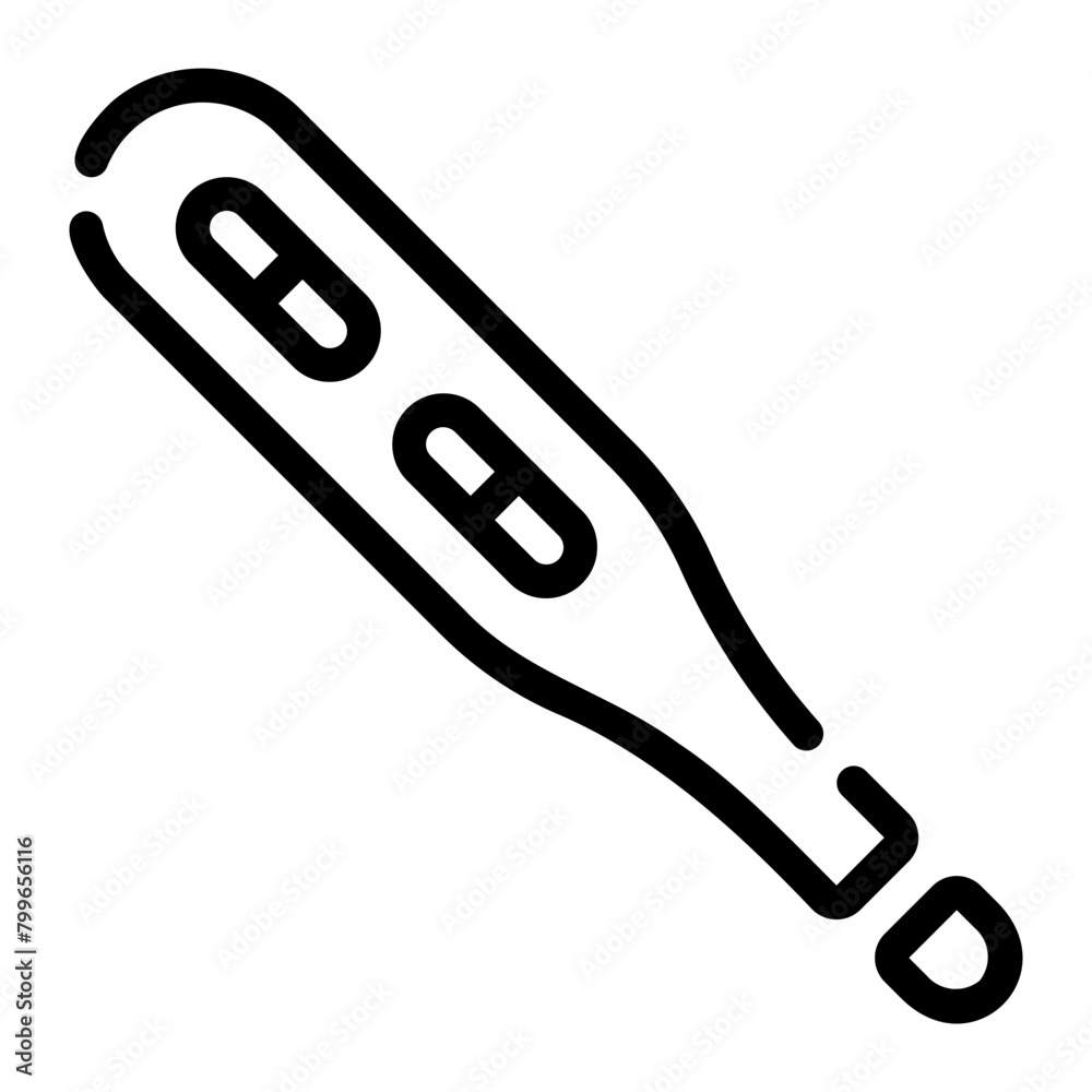 thermometer Line Gradient Icon