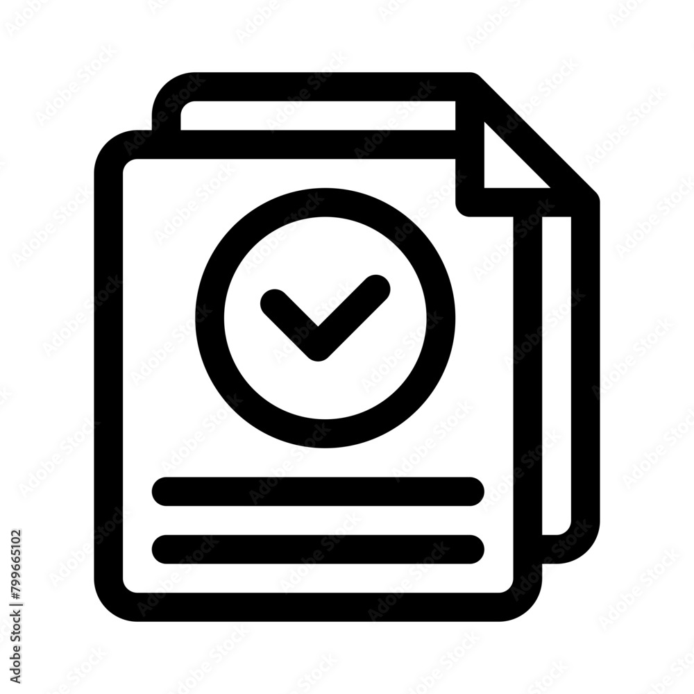 approved line icon approved line icon