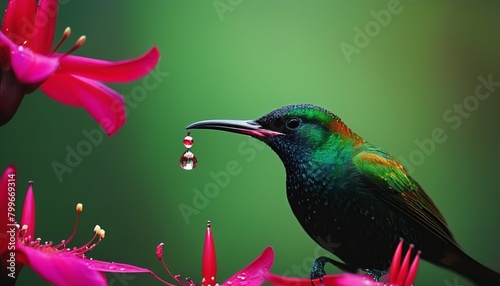 Emerald and Ruby: A Bird’s Secret Flame photo