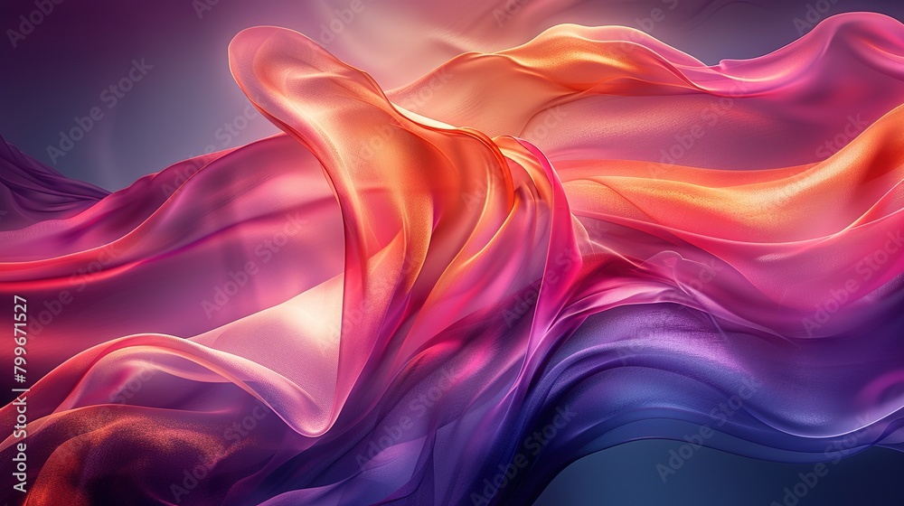 Fototapeta premium Futuristic abstraction, technological elements, twisted and irregular modern aesthetic minimalist design