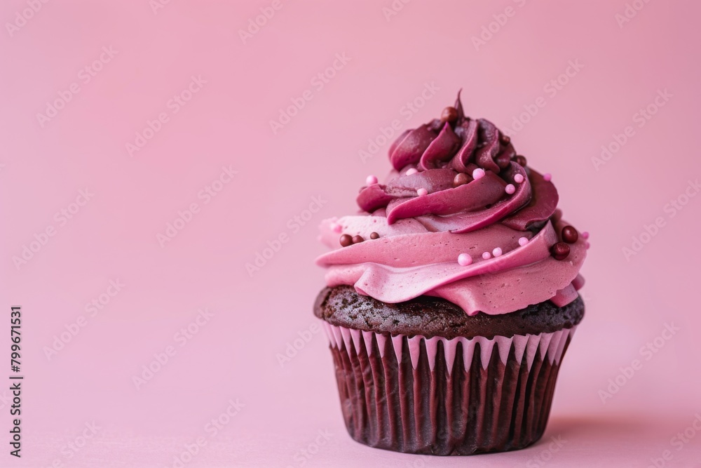 Delicious cupcake with background Delicious cupcake with background