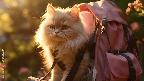 cat in the garden