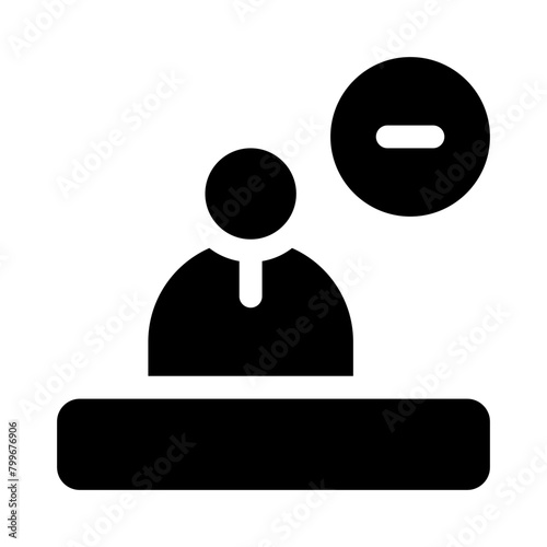 user glyph icon